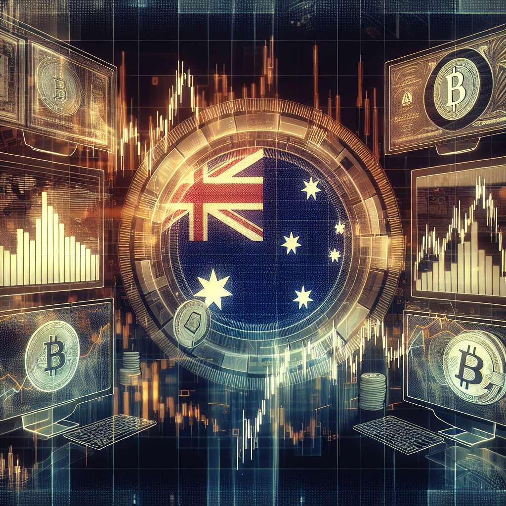 Which cryptocurrencies are most affected by fluctuations in the US dollar vs Australian dollar exchange rate?