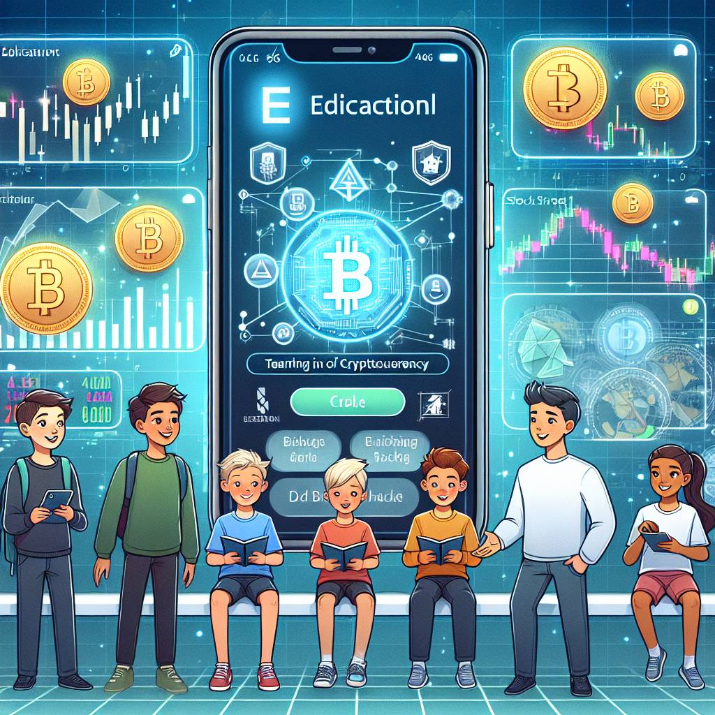 Are there any educational crypto apps for children and teens?