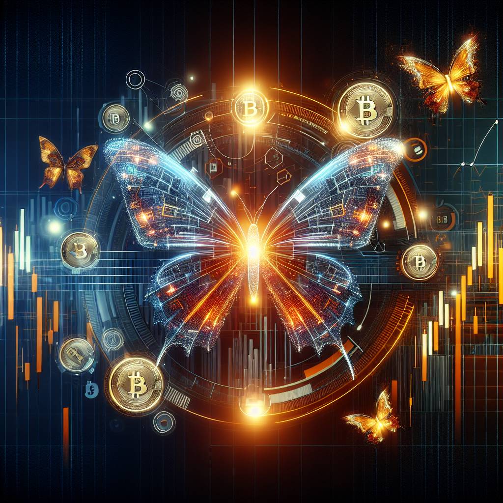 What are the risks and rewards of using butterfly position in cryptocurrency trading?