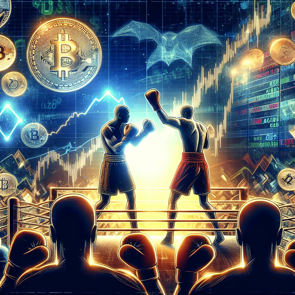 What impact does the Ryan Garcia vs Tank fight have on the cryptocurrency market?