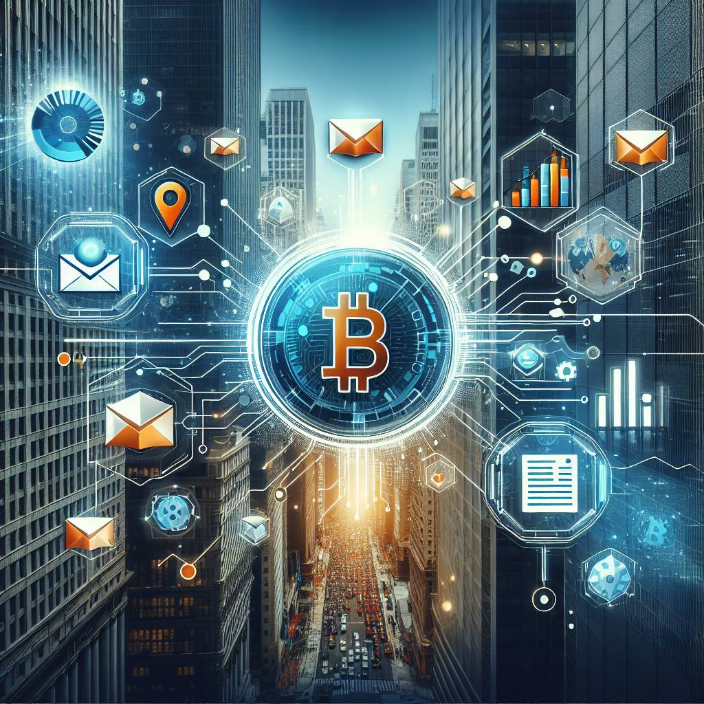 What are the best practices for using email marketing to promote cryptocurrency services, according to Charles Schwab?