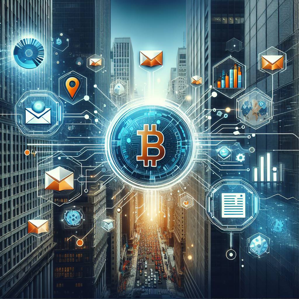 What are the benefits of using email marketing for promoting cryptocurrency events?