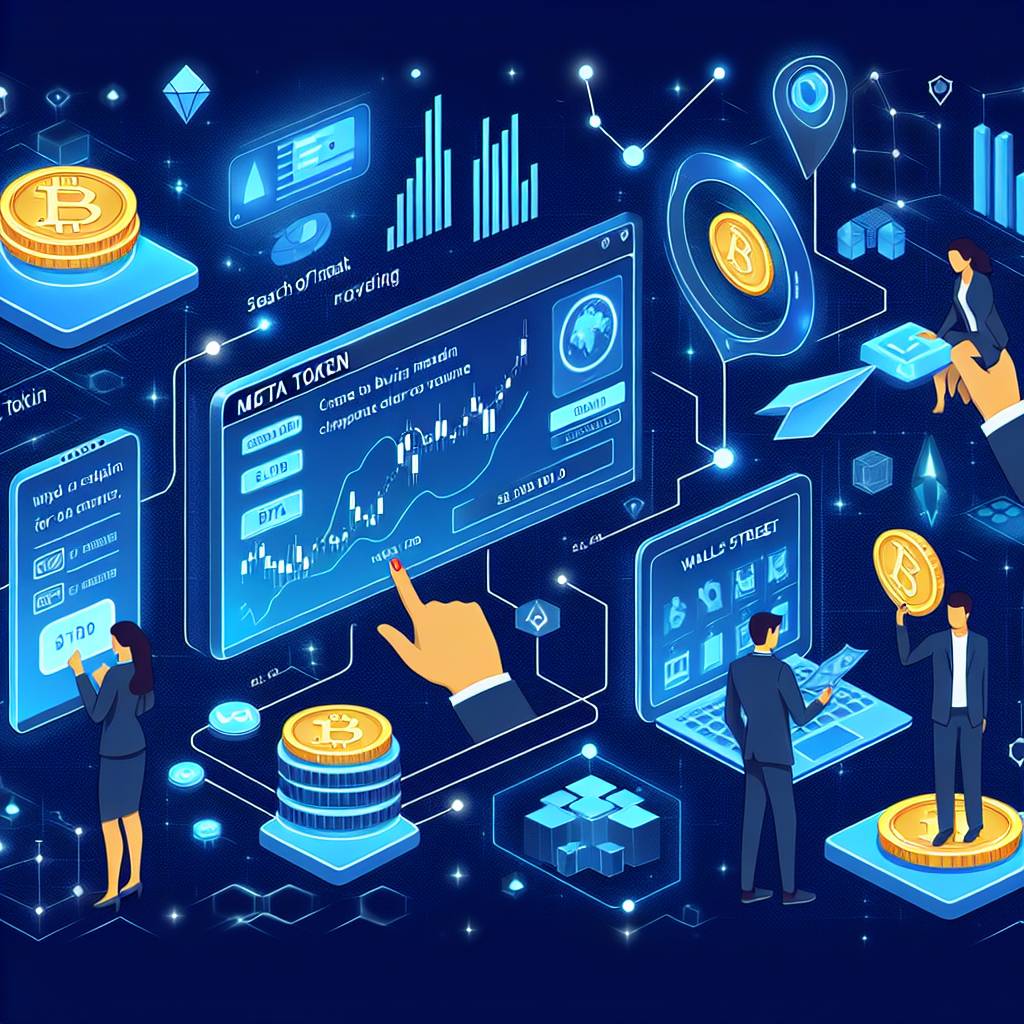 What is the process to buy META token using a cryptocurrency exchange?