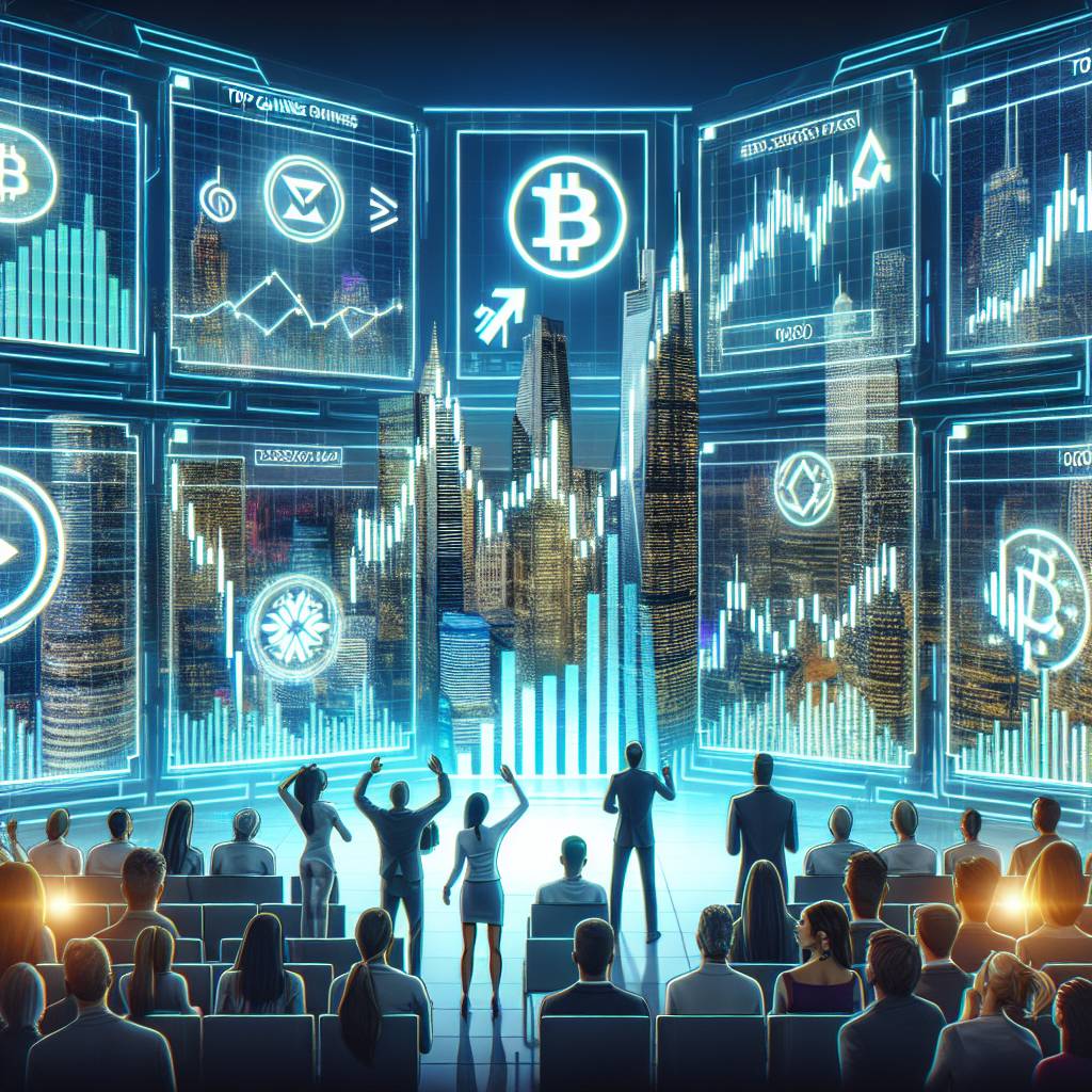 What are the top gainers in the cryptocurrency market according to Benzinga?