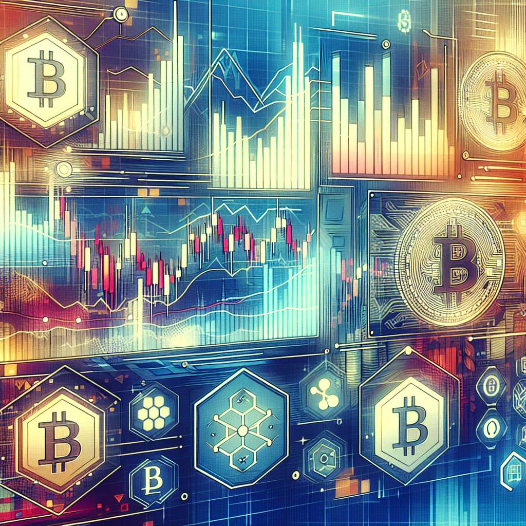 Which cryptocurrencies have shown a strong bull flag pattern recently?