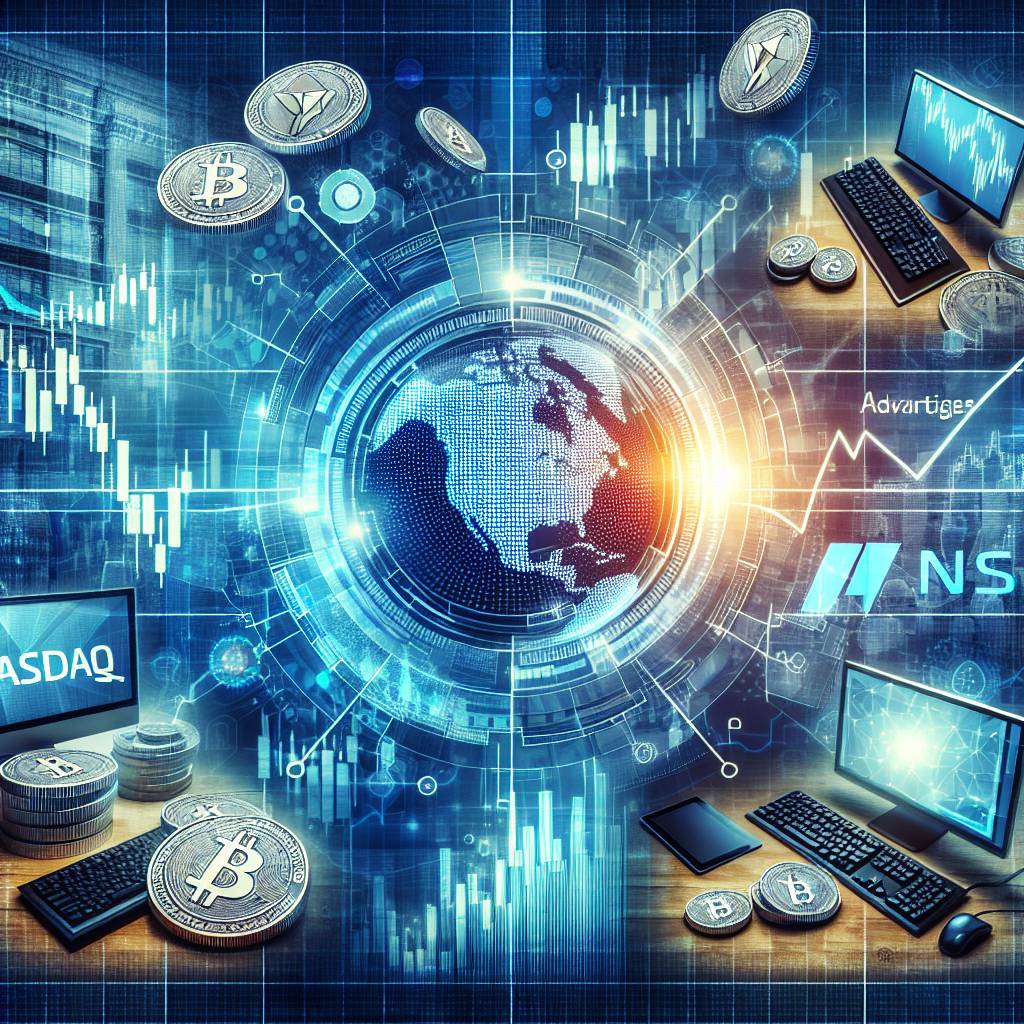 What are the advantages of using NASDAQ brokers for cryptocurrency investments?