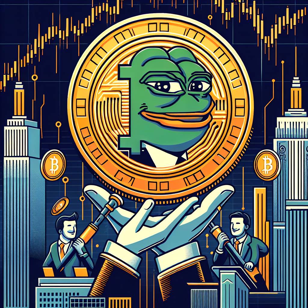 How does the Pepe Coin logo differentiate the cryptocurrency from other digital currencies in the market?
