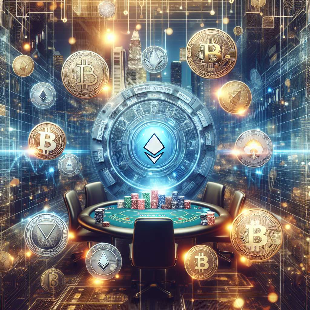 What are the advantages of using cryptocurrencies for betting on casino poker games compared to traditional currencies?