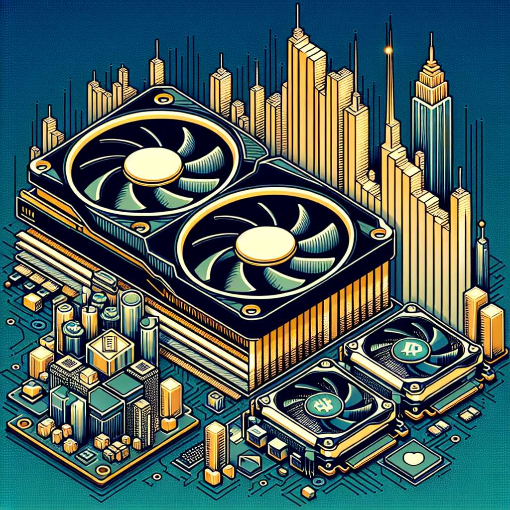 Are there any specific thermal paste brands recommended for cooling GPUs used in cryptocurrency mining?