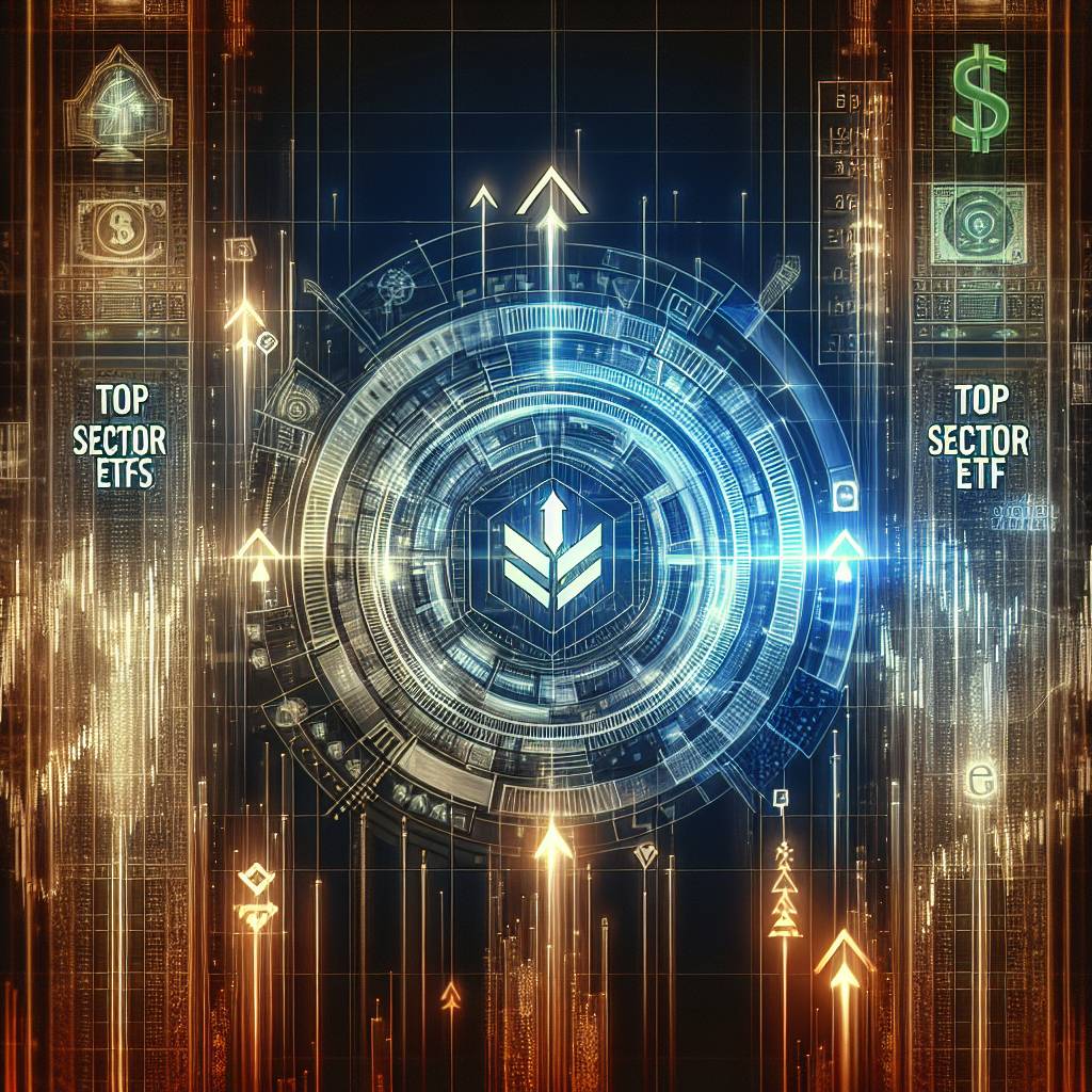 What are the top sector ETFs in the cryptocurrency industry?