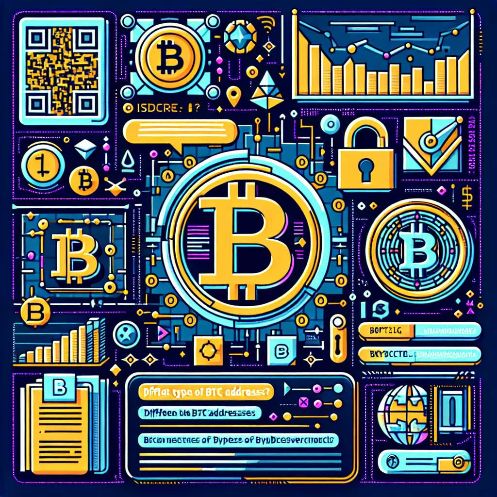 What are the different types of BTC addresses available and which one should I use?