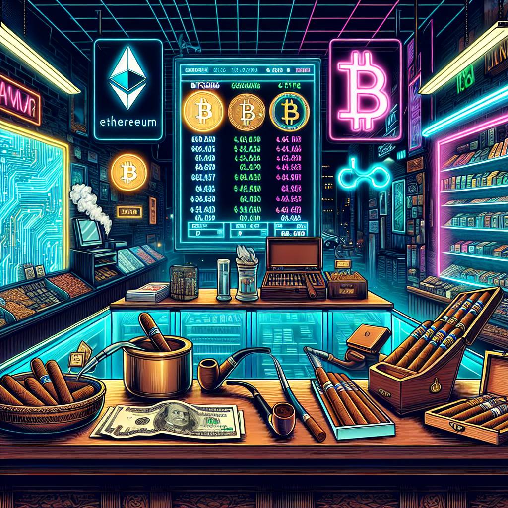 How can I buy cryptocurrencies in a smoke shop on Warren Ave?