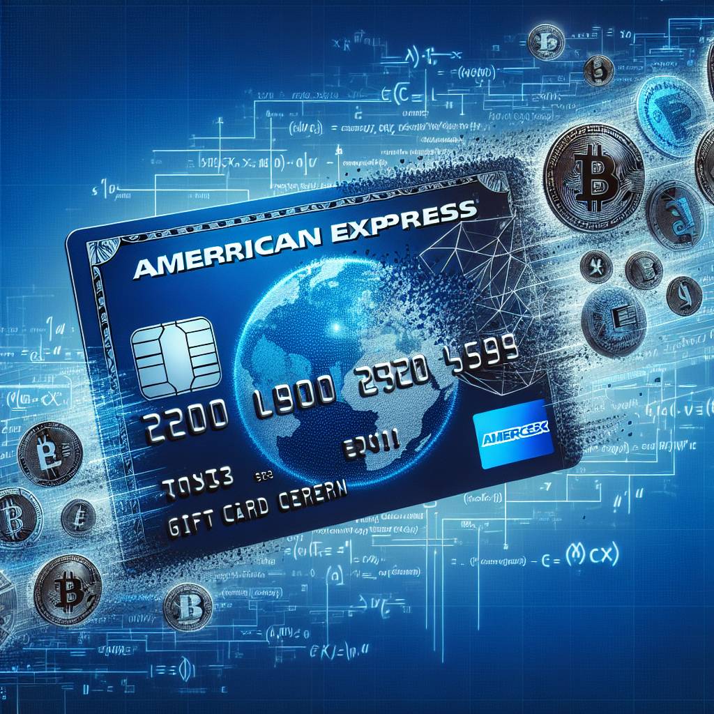 Is it possible to convert the value of an American Express gift card into cryptocurrencies?