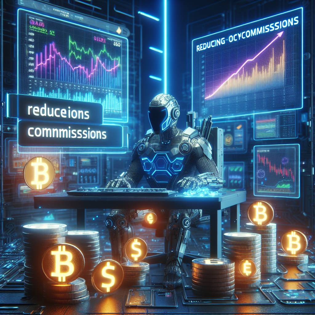 How can I reduce options commissions when trading cryptocurrencies?