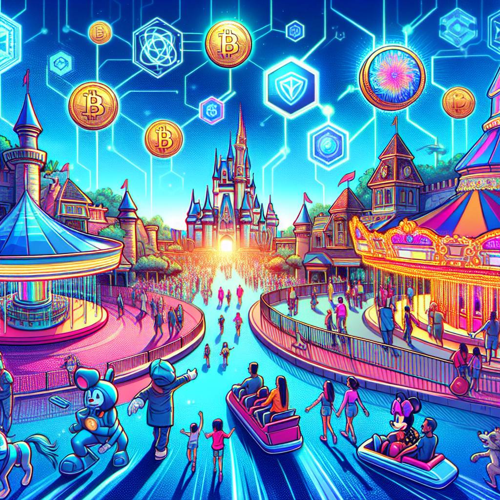 What are Cramer's thoughts on the potential integration of cryptocurrencies in Disney's theme parks?