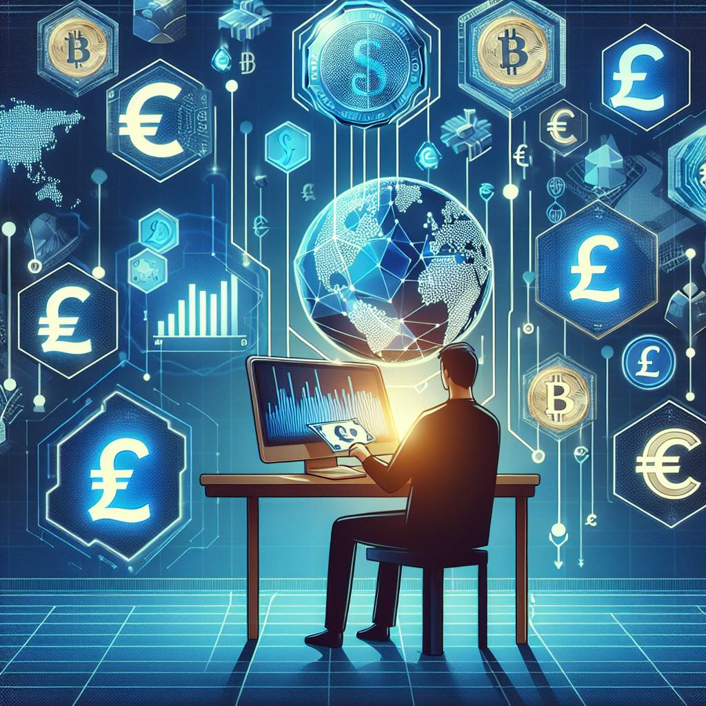 How can I convert my sterling to euros using digital currencies?