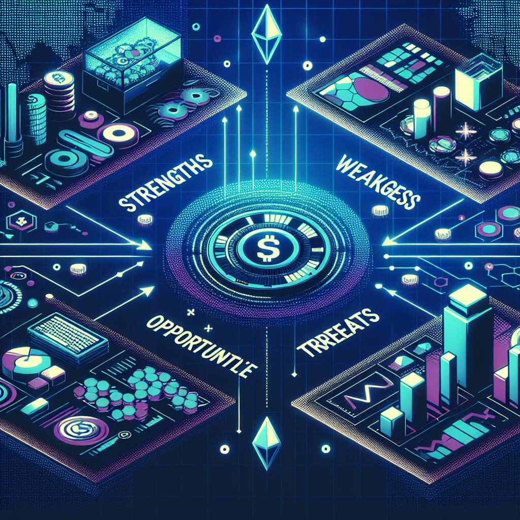 What are the advantages and disadvantages of using SWOT analysis in the cryptocurrency industry?