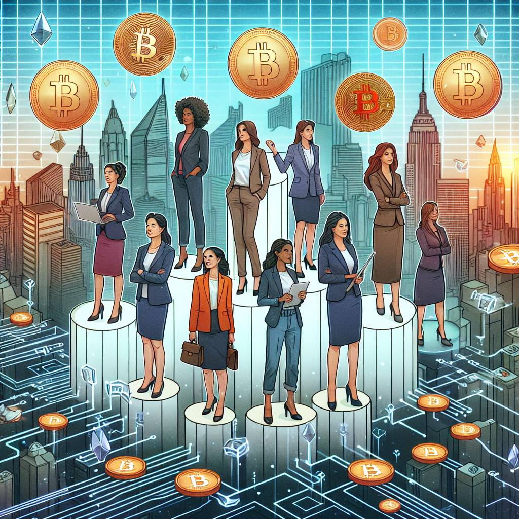 How have female CEOs contributed to the growth of the cryptocurrency market?