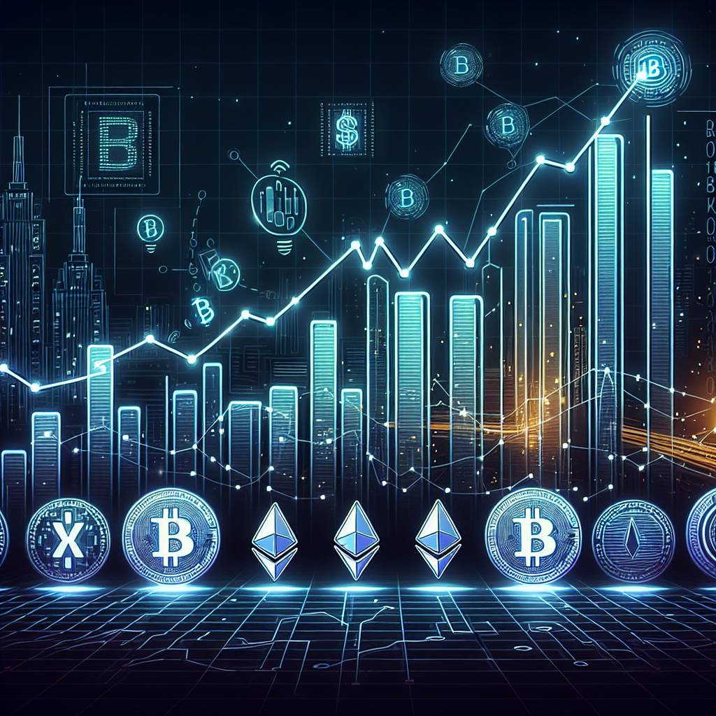 Which cryptocurrencies have the highest and lowest price-to-earnings ratios?