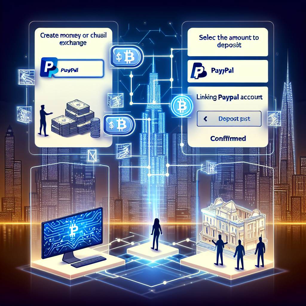 What are the steps to deposit money from a bank into a digital currency platform?