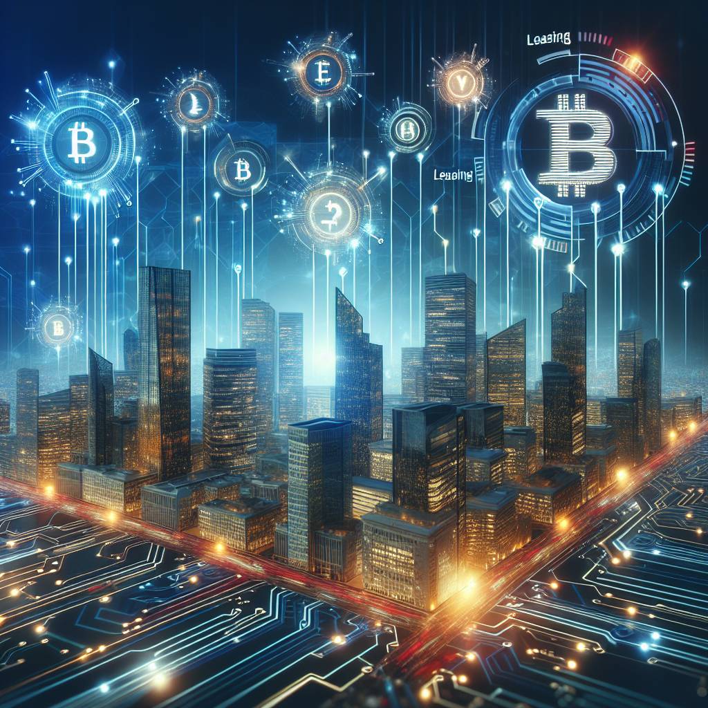 How does the market price of leading cryptocurrencies affect their trading volume?