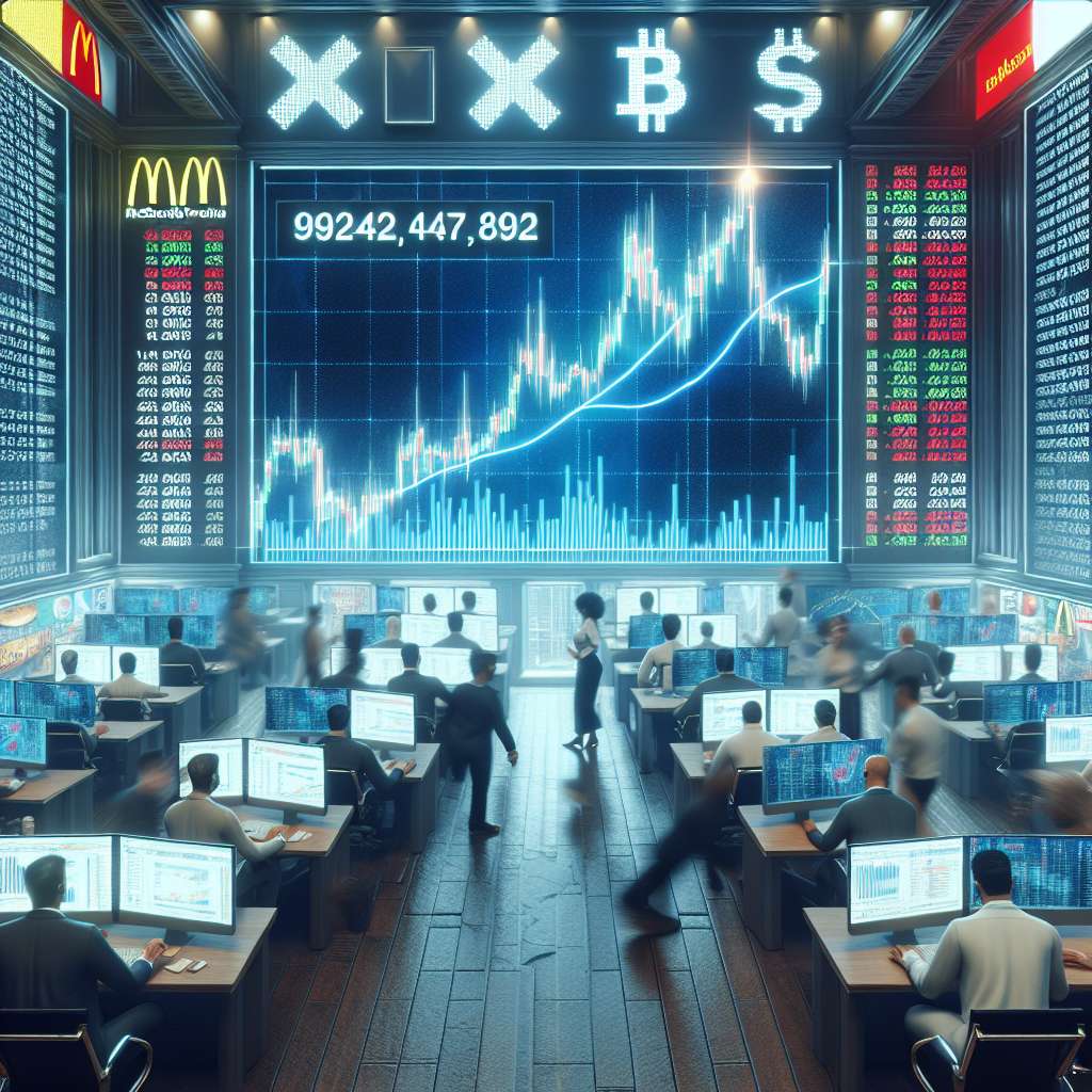 Are there any predictions for the correlation between McDonald's profits in 2022 and the value of cryptocurrencies?