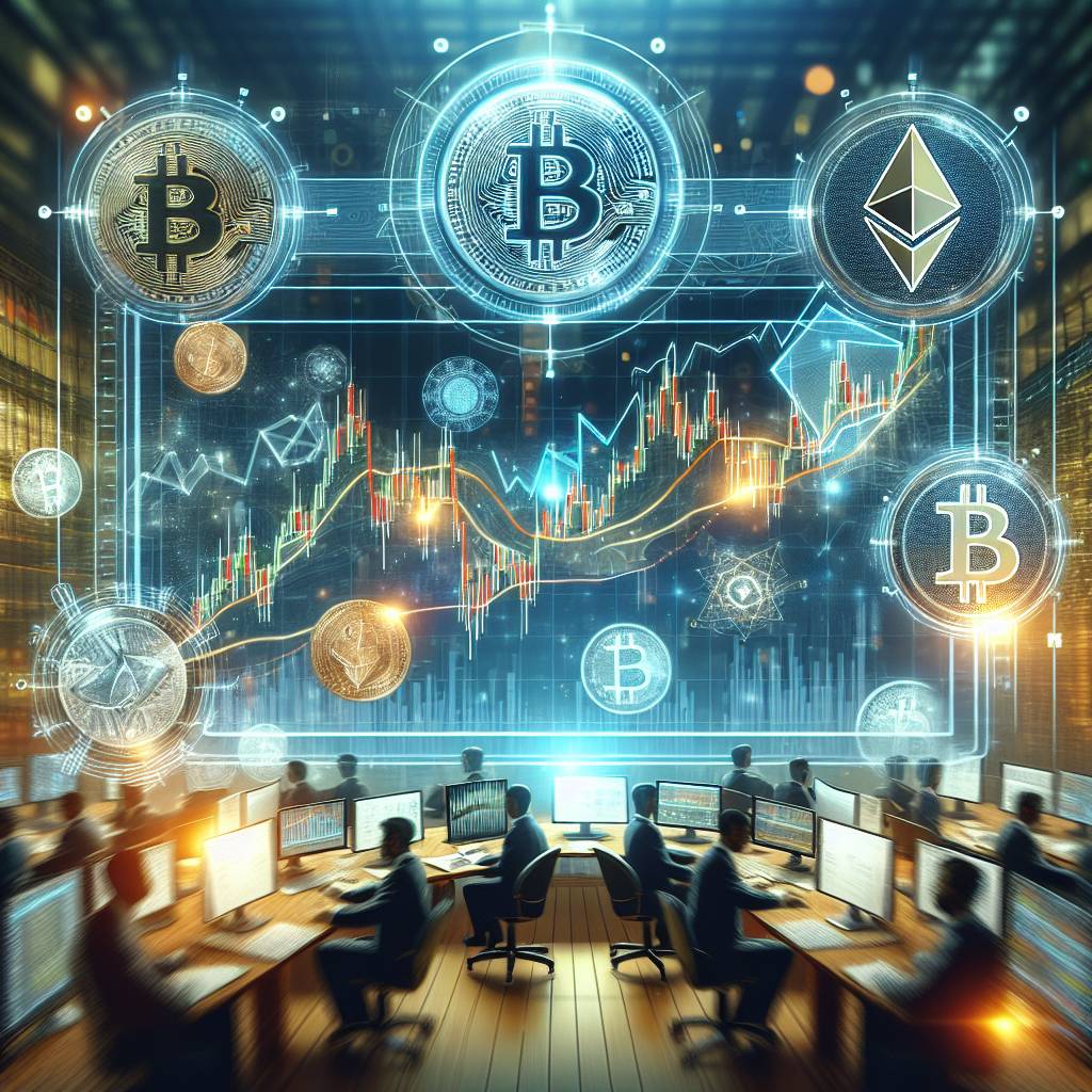 How does the KSE 100 index chart impact the performance of cryptocurrencies?
