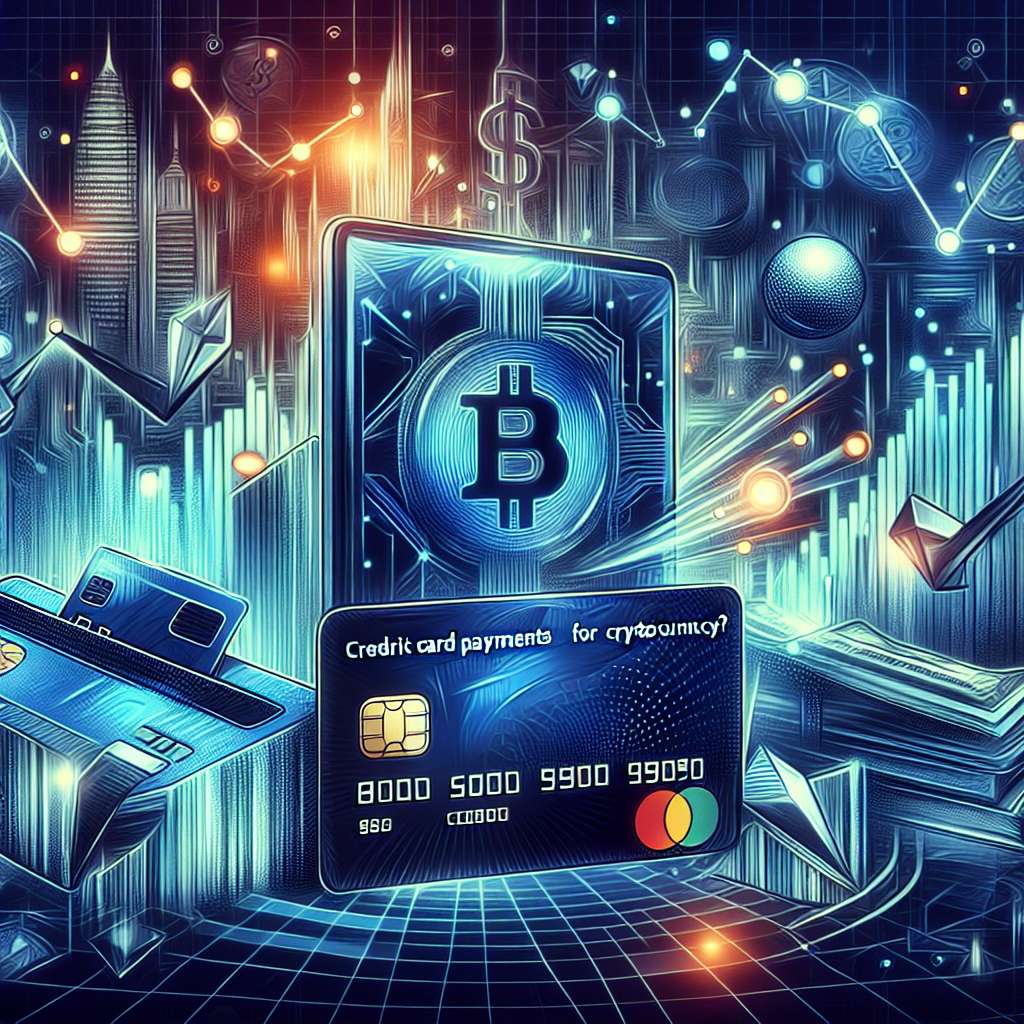 Which digital wallet supports credit card payments for cryptocurrencies?