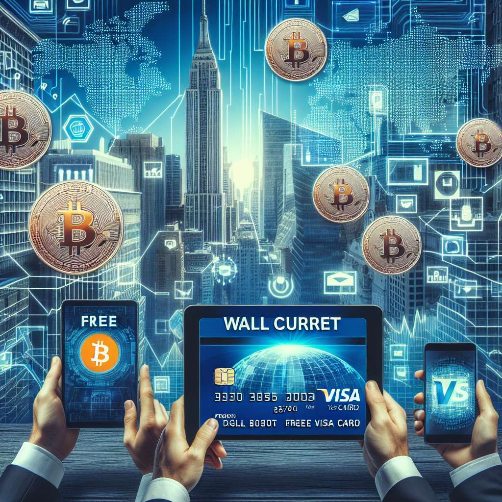 Are there any digital currency platforms that provide free Visa debit cards?