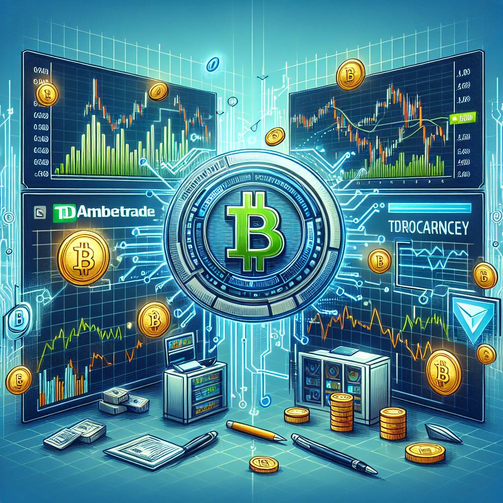 What are the advantages of using TD Ameritrade accounts for investing in digital currencies?