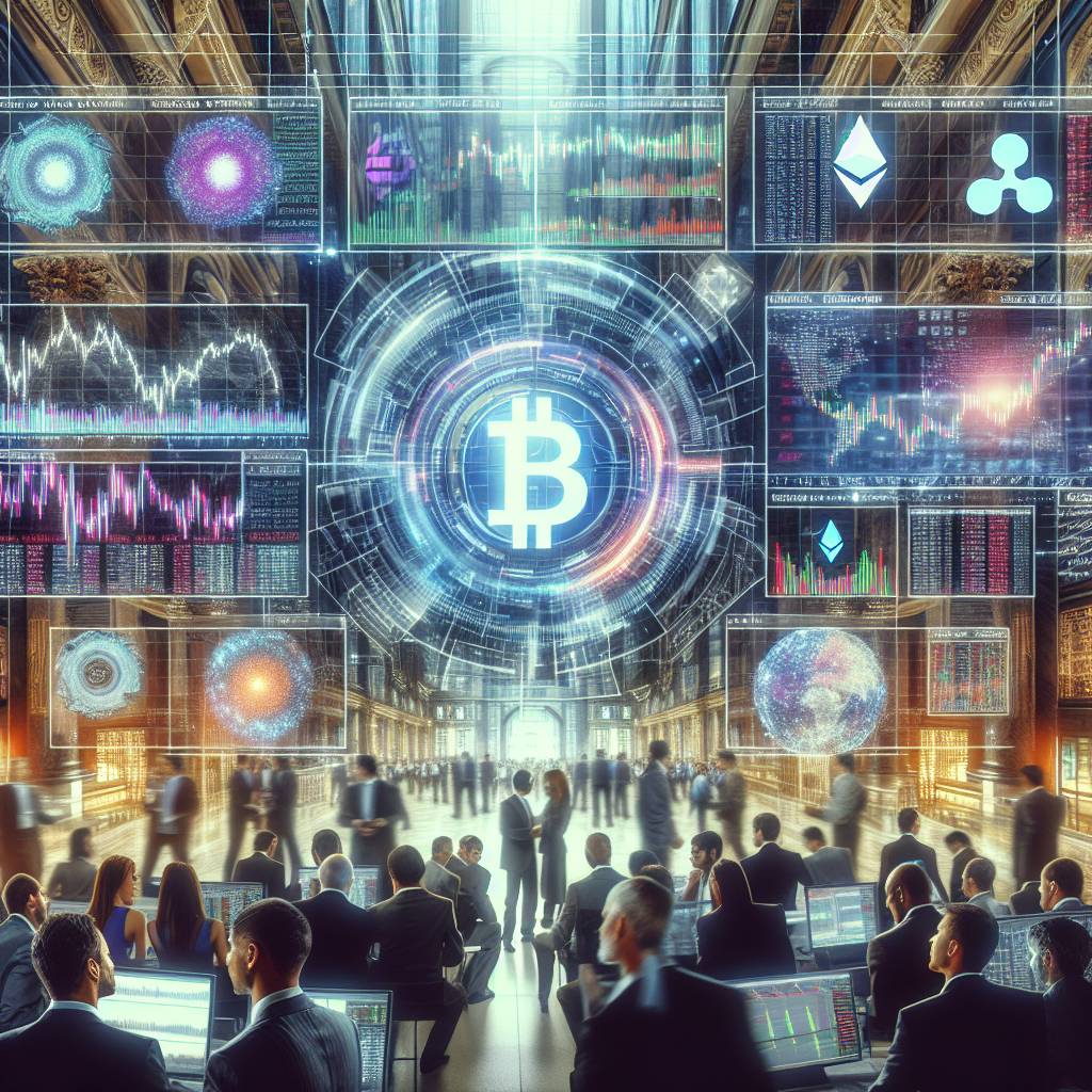 Where can I find real-time charts of stocks for popular cryptocurrencies?