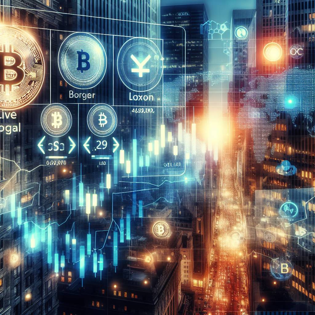 What are the live money exchange rates for popular cryptocurrencies?