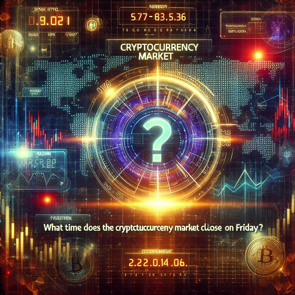 What time does the forex market close on Friday for cryptocurrency trading?