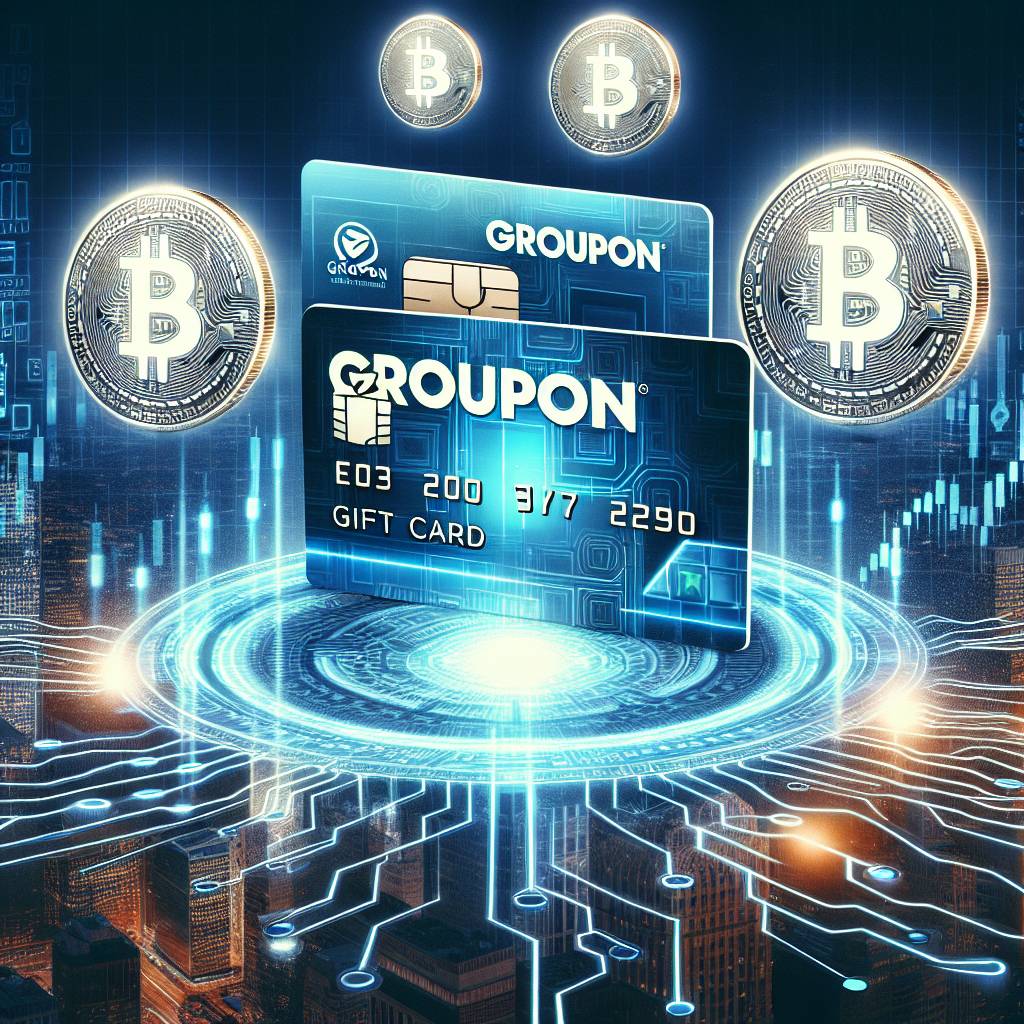 What are the best ways to use groupon gift cards for purchasing cryptocurrencies?