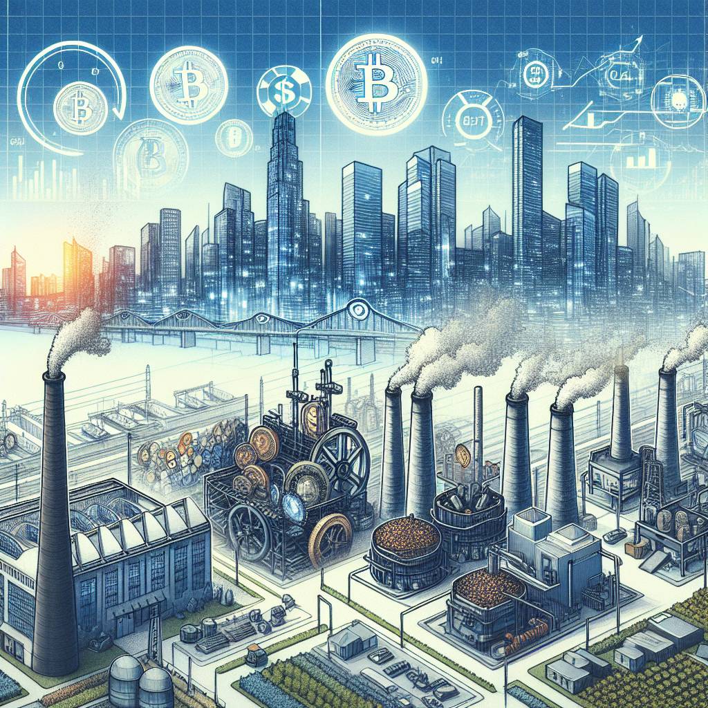 What role does process industrialization play in improving the efficiency of cryptocurrency transactions?
