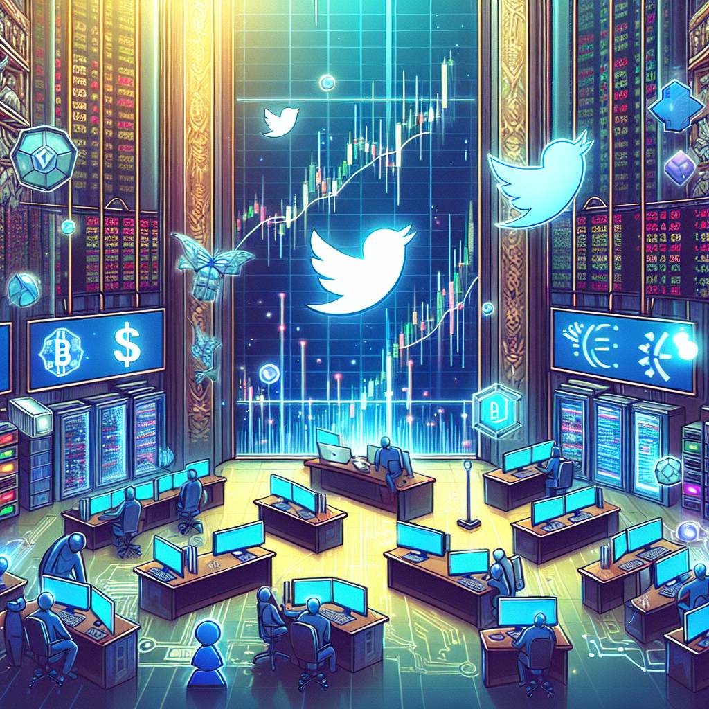 Why is the value of Twitter's stock dropping in the context of the cryptocurrency market?