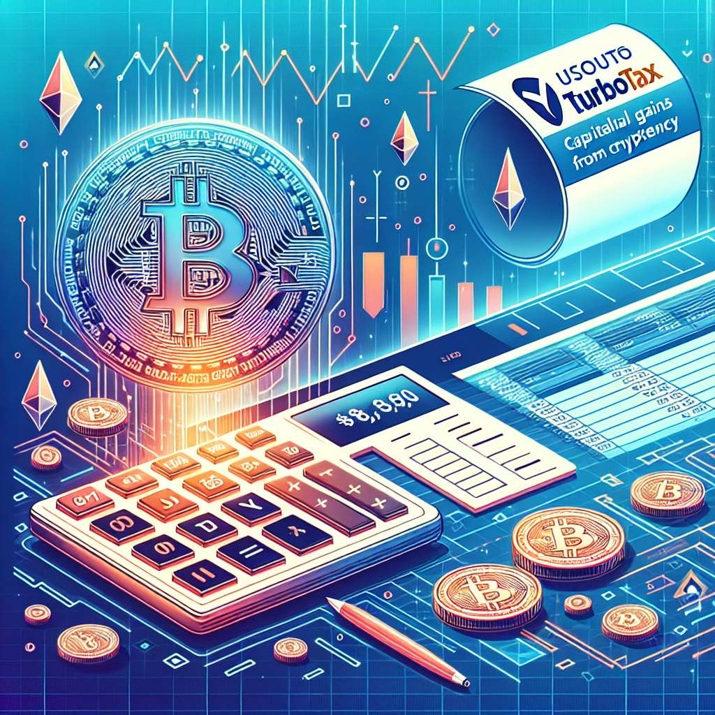 How can I use turbo tax to calculate my capital gains from cryptocurrency trading?