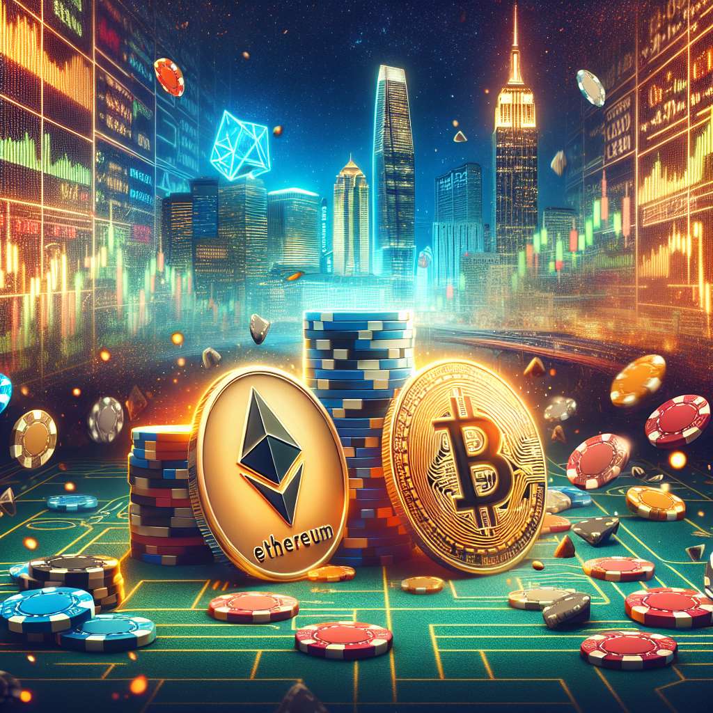 How can I enjoy the thrill of gambling with cryptocurrencies like Bitcoin and Ethereum?