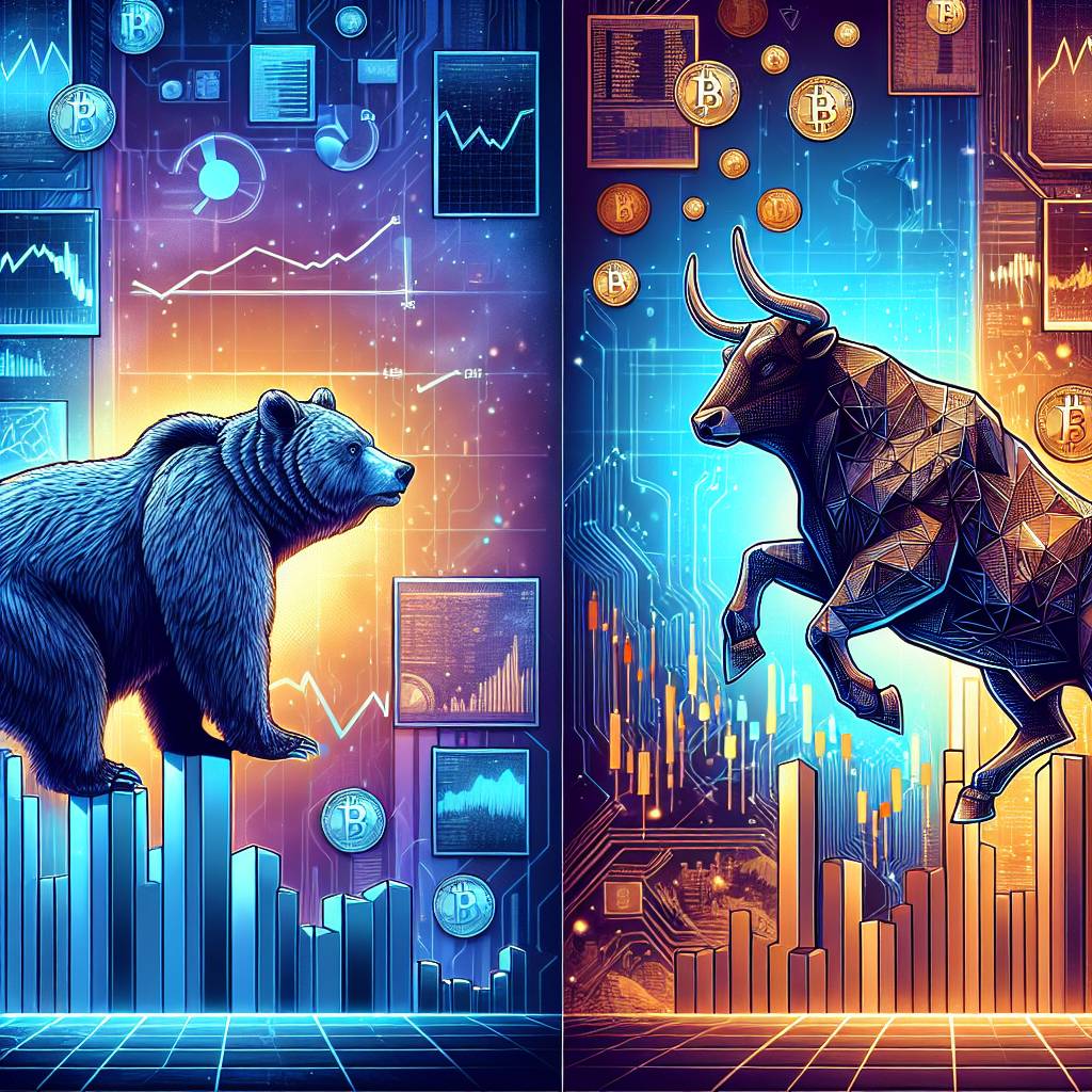 What is the difference between a bull flag and a bear flag in the context of cryptocurrency trading?