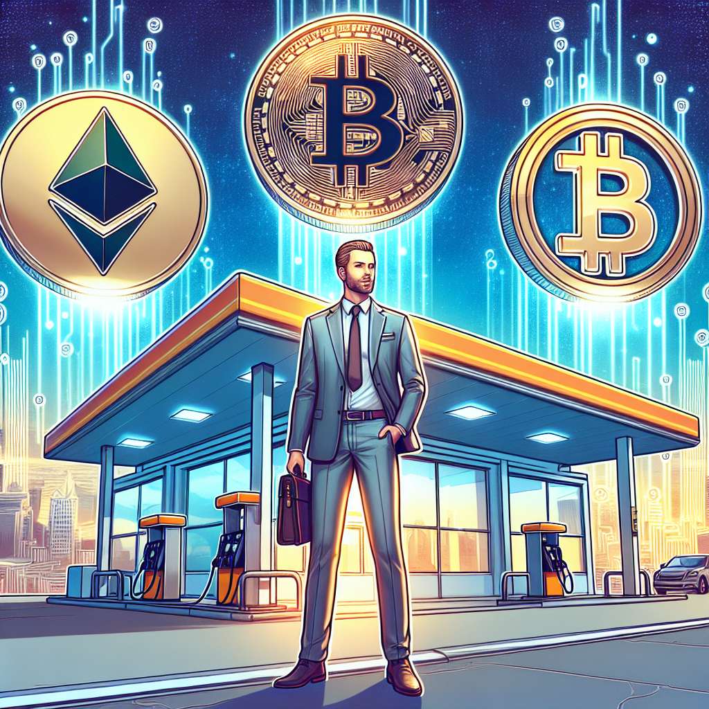 What are the most popular cryptocurrencies accepted at the gas station in Pleasantville, NJ?