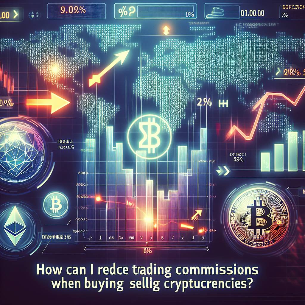 How can I reduce trading commissions when buying and selling cryptocurrencies?