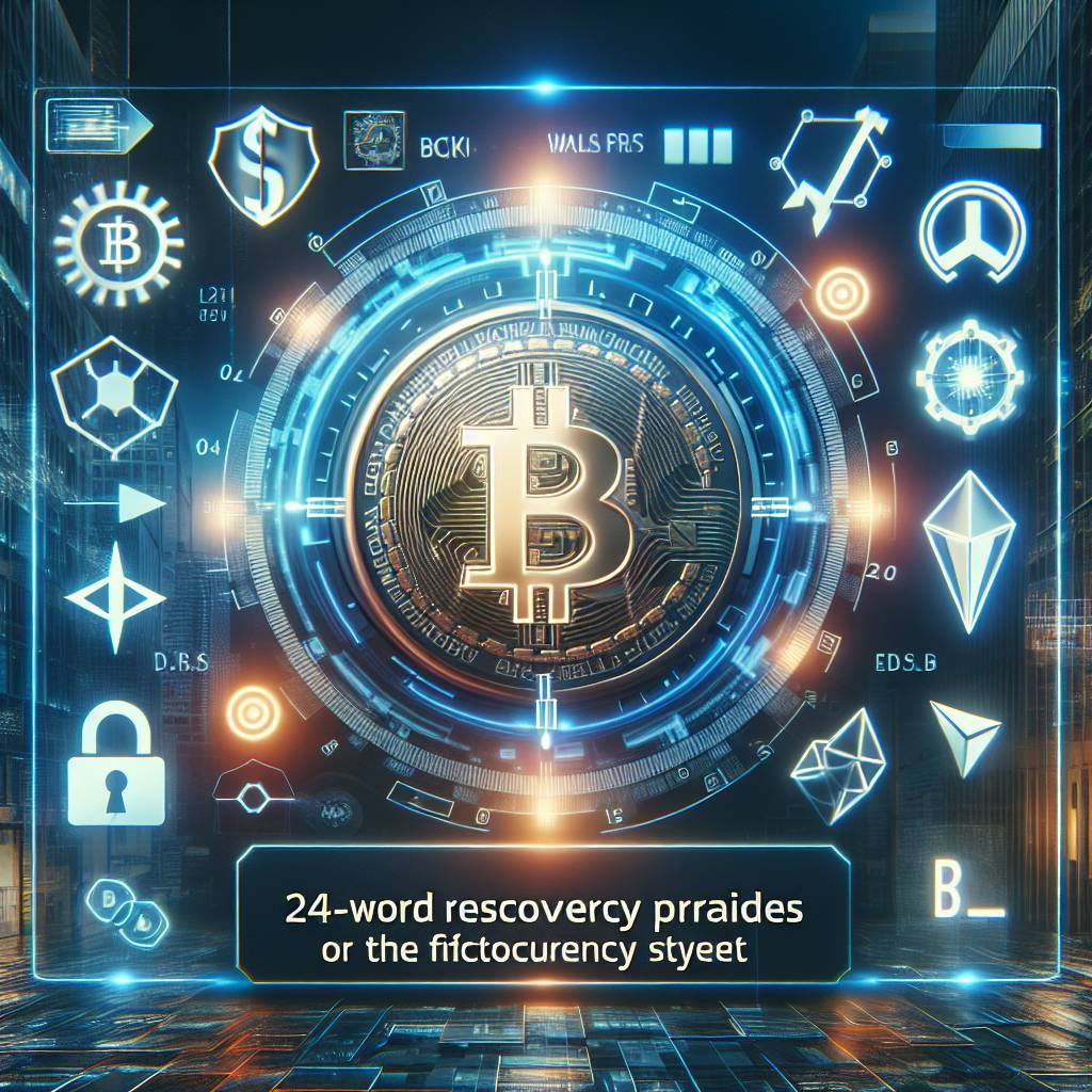 What are some examples of 24 word recovery phrases used in the cryptocurrency industry?