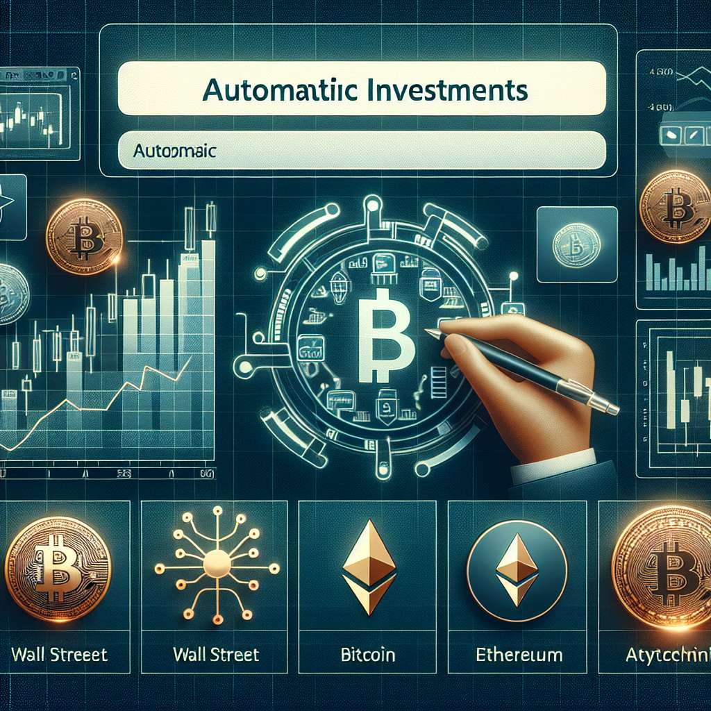 What are the steps to establish automatic investments in cryptocurrencies through Fidelity?