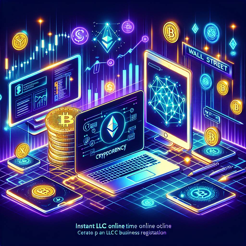 How can I set up an instant LLC online for my cryptocurrency startup?