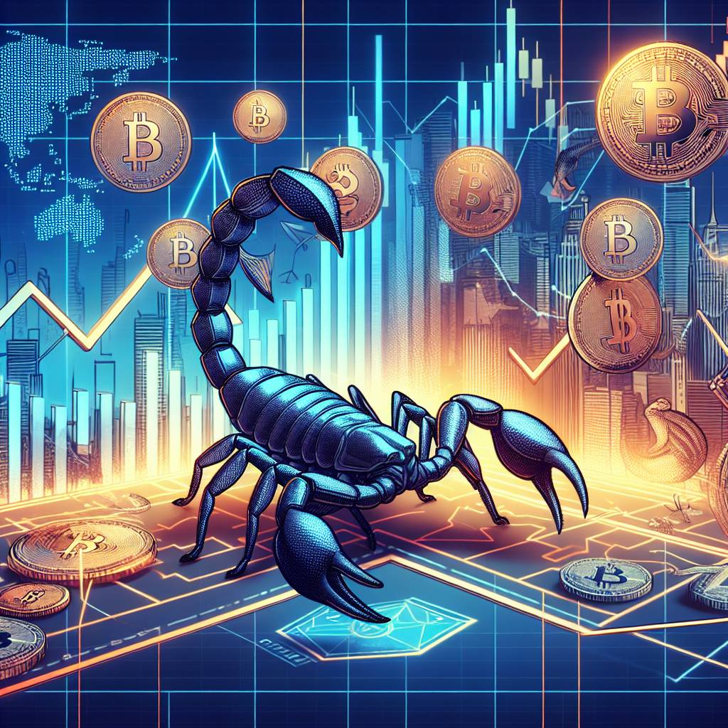 How can I use scorpion line drawings to promote my cryptocurrency business?