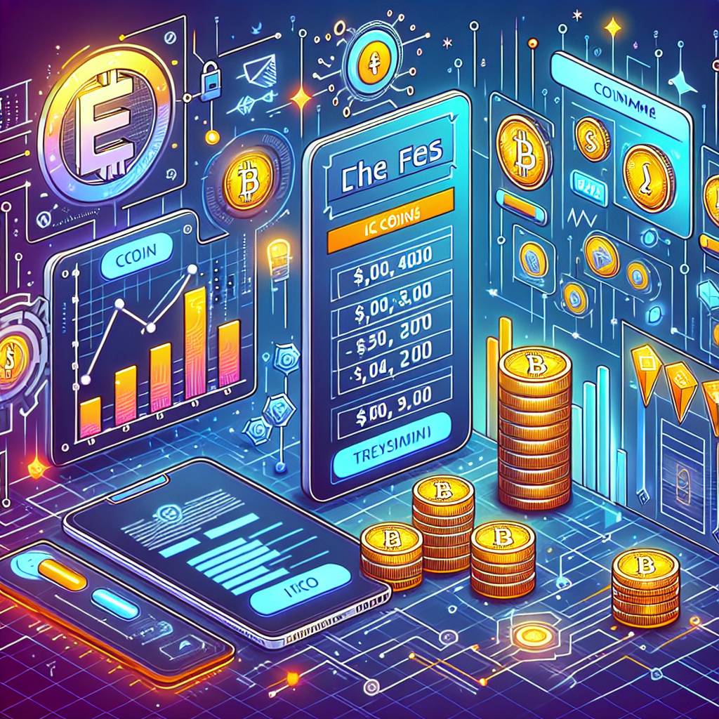 What are the fees for buying and selling cryptocurrencies on popular exchanges?