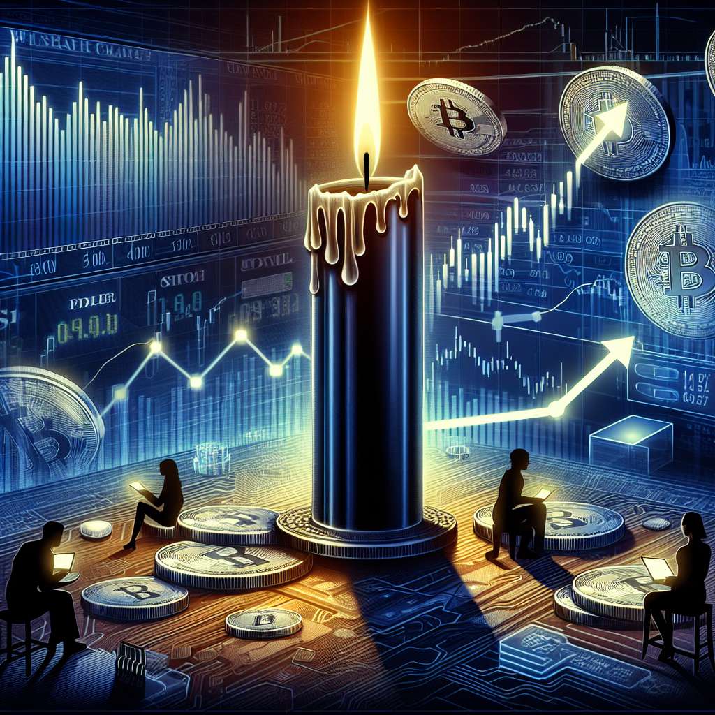 How can a long wick candle affect the price movement of cryptocurrencies?