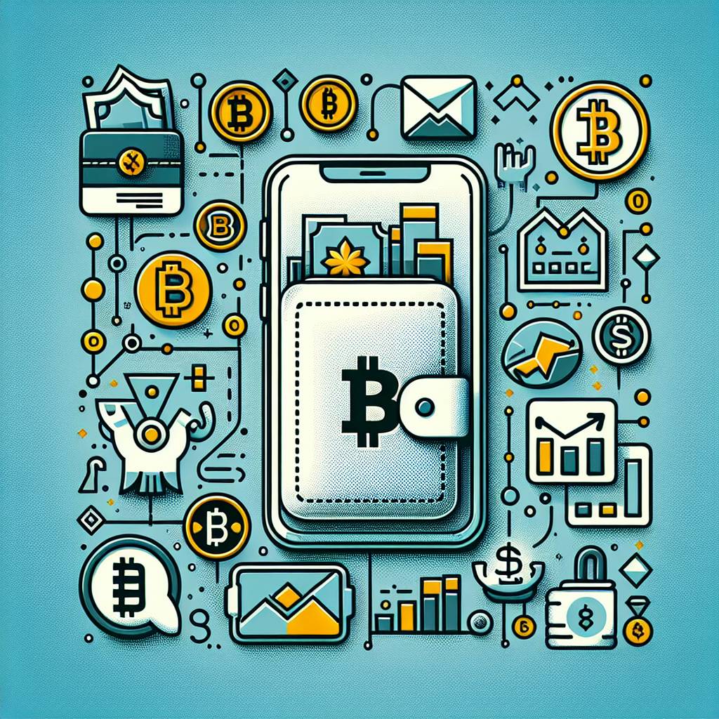 What are the advantages of using a stick-on wallet for storing cryptocurrency on your iPhone?