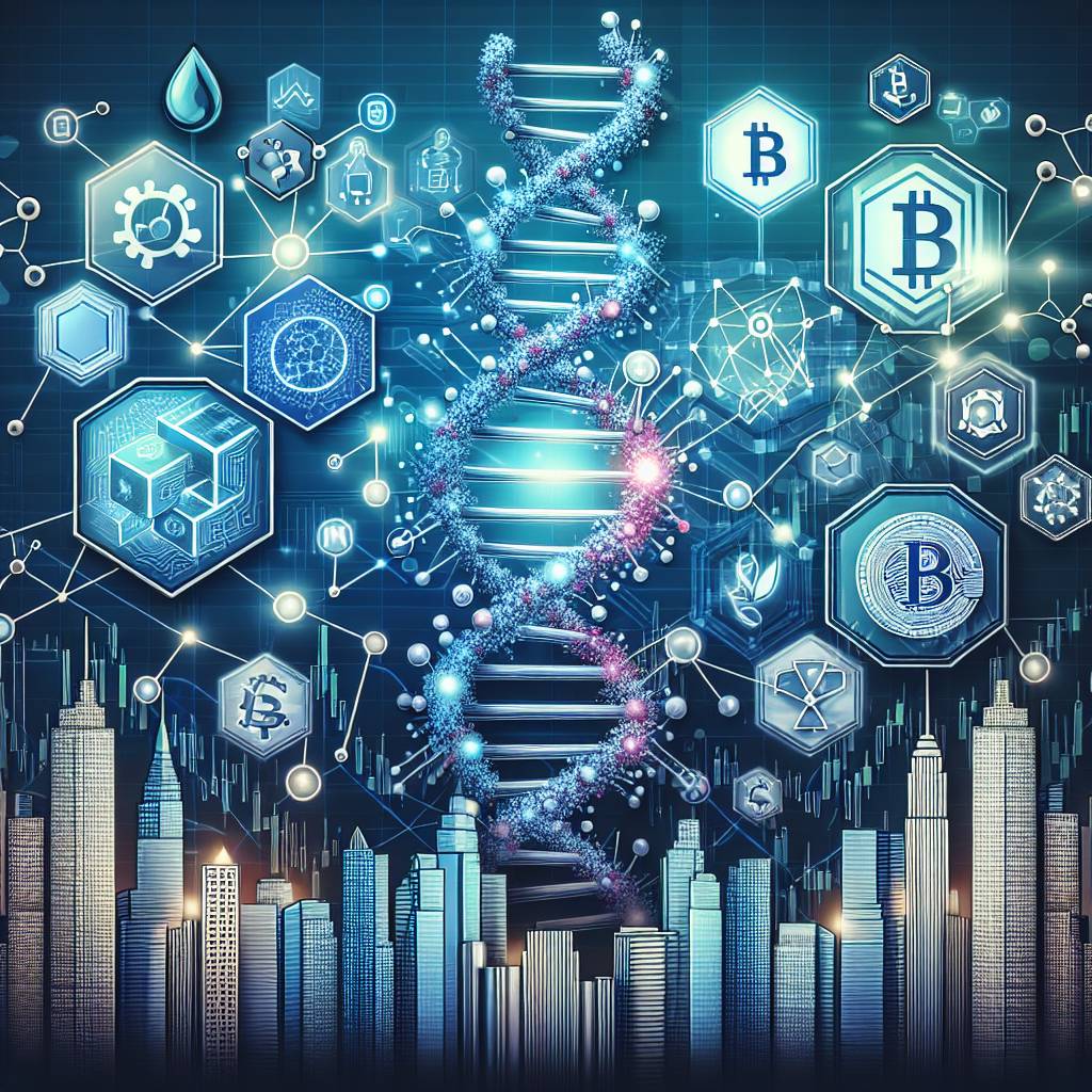 Are there any biotech companies using blockchain technology?
