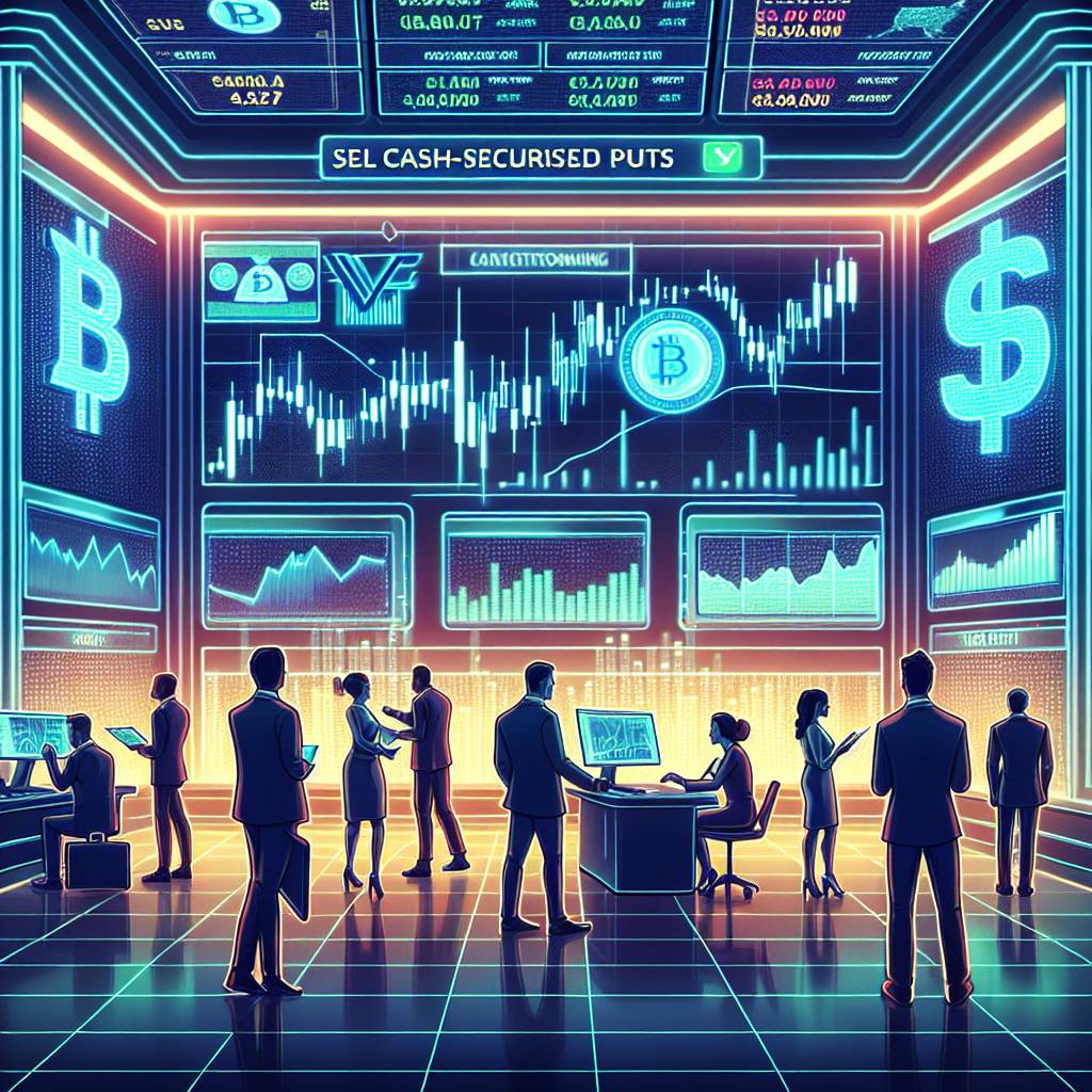 What are the steps to sell cash secured puts in the digital currency market?